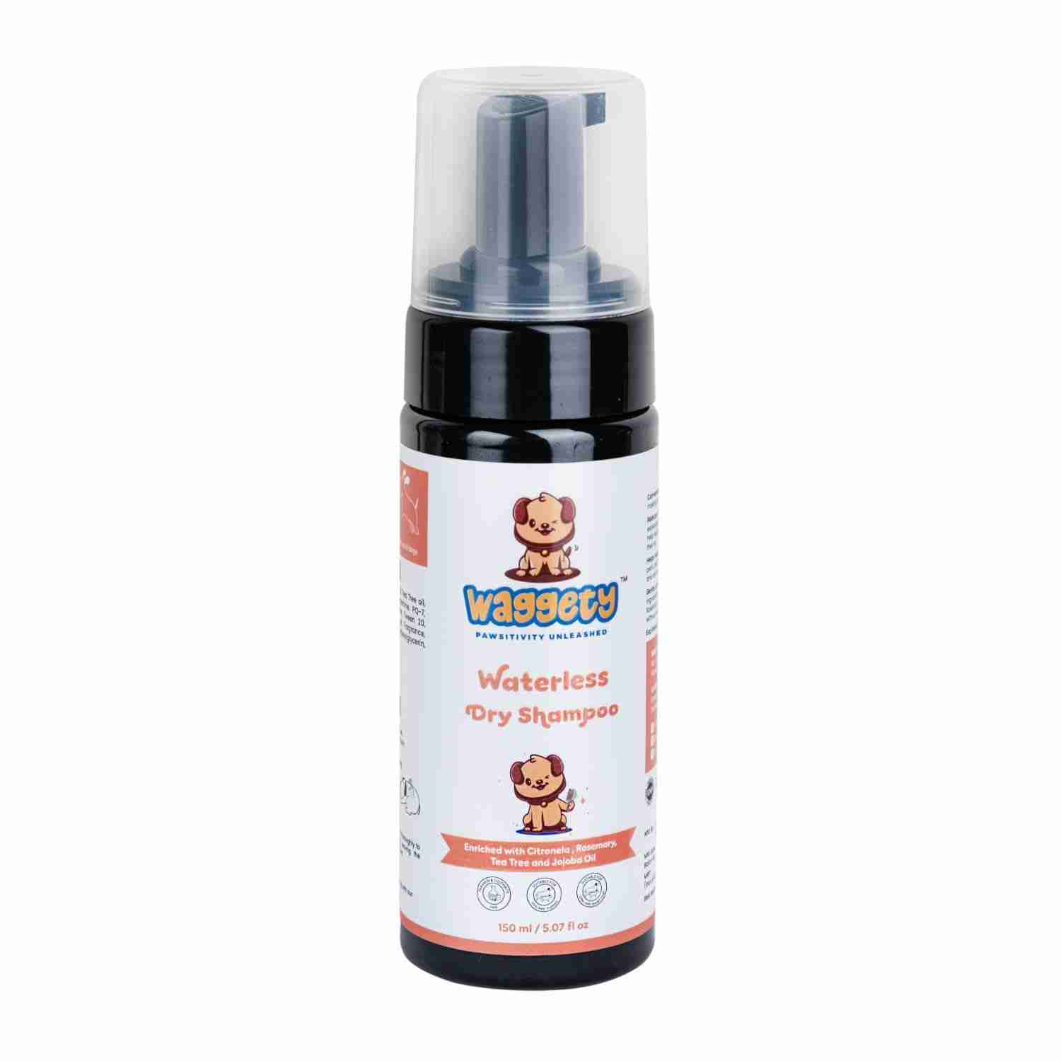 Waggety | Waggety Waterless Dry Shampoo for Dog, 150 ml