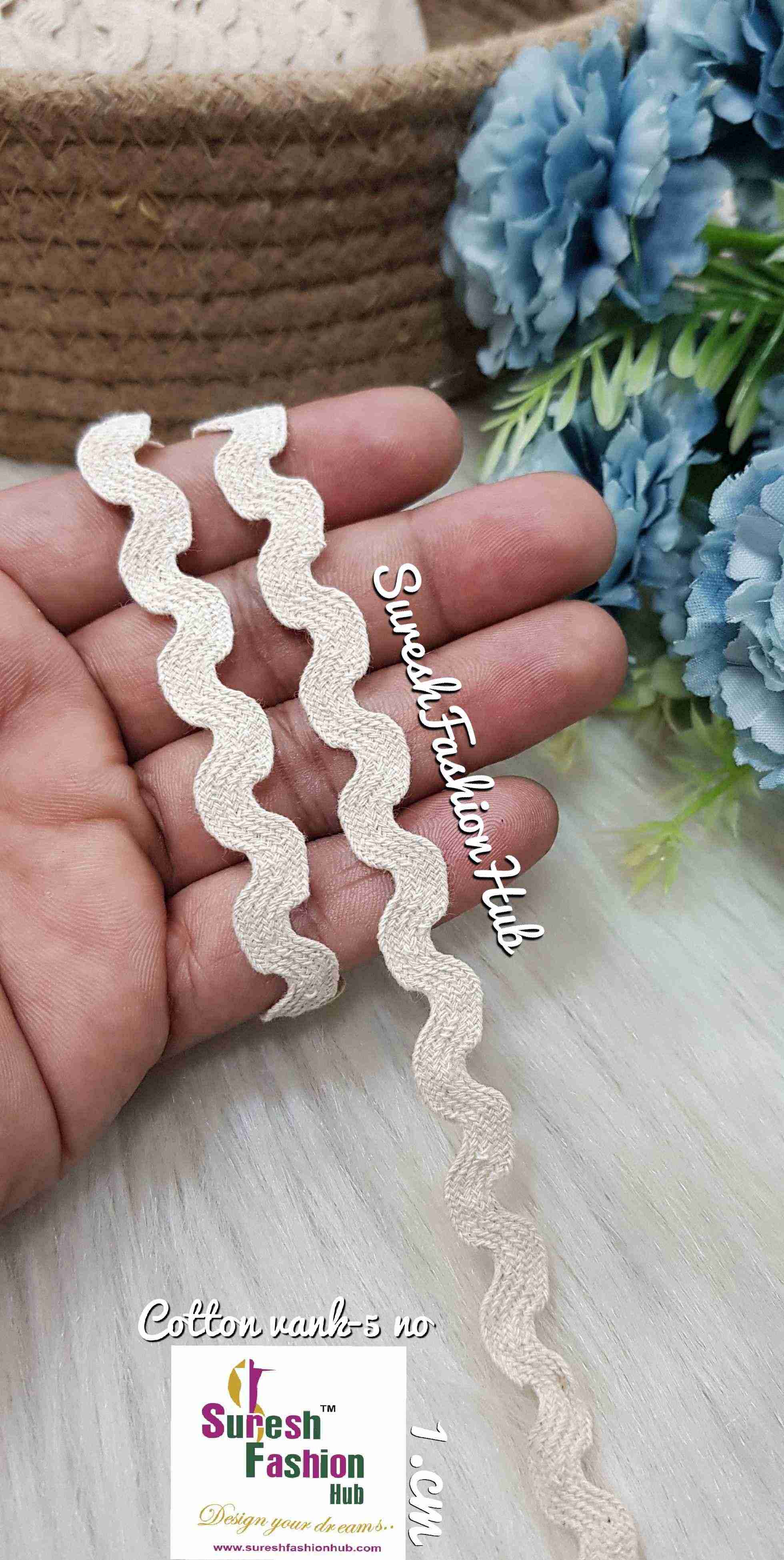 Loomed Off- White Cotton Vank laces