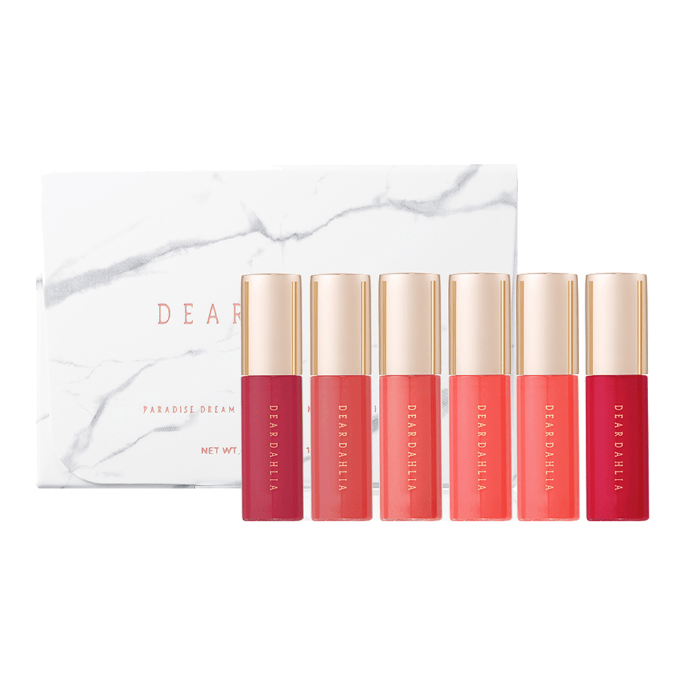 Mini Paradise Dream Velvet Lip Mousse 6-Piece Set • Pink Collection