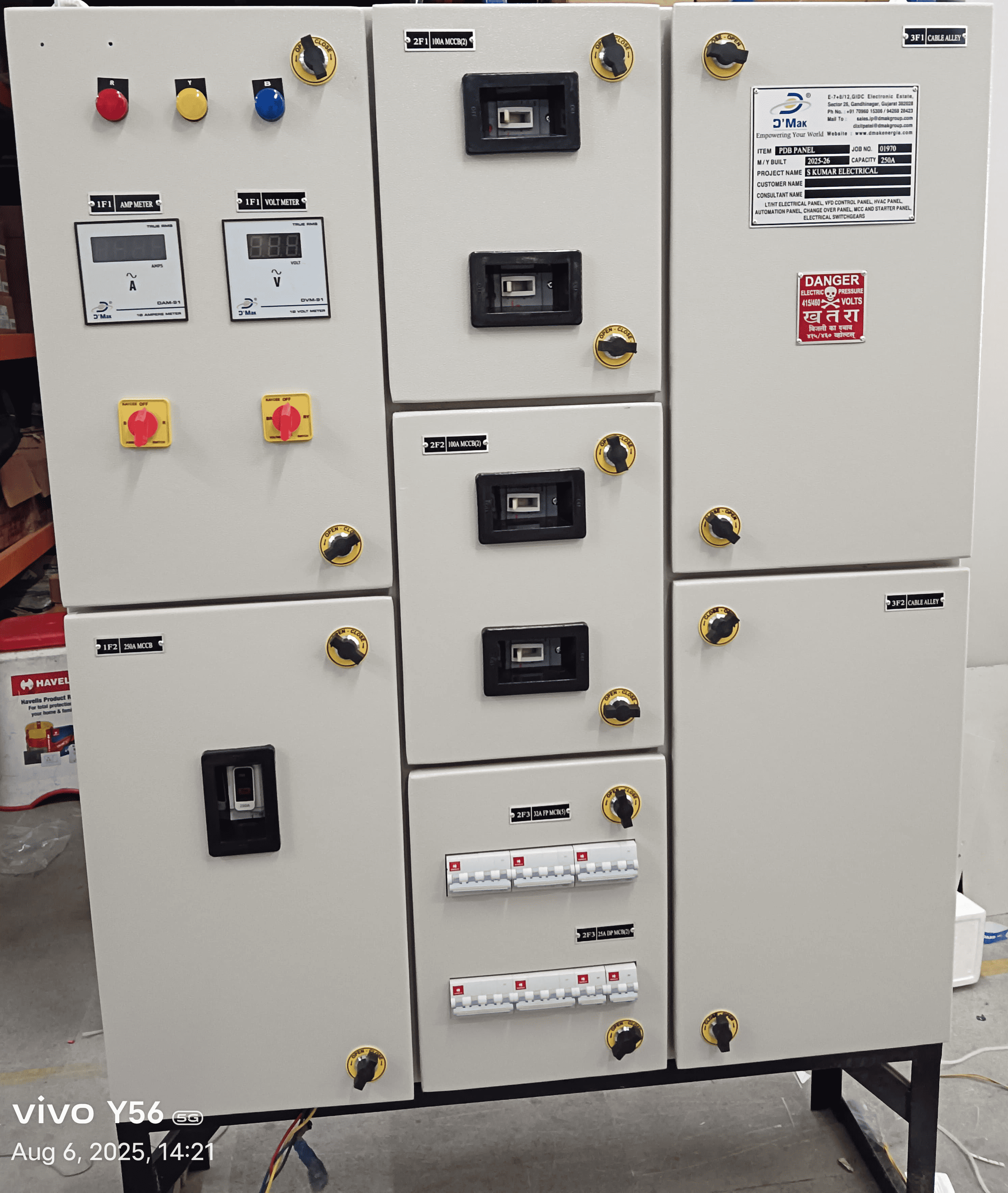 01970 (D'MAK Power Distribution Panel- D'MAK/2025-26/01970)