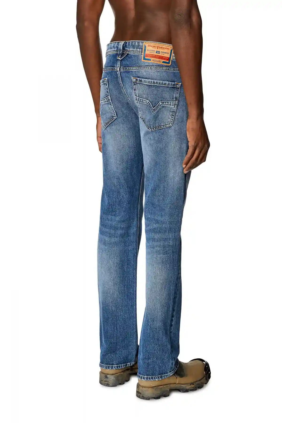 Medium Blue Straight Fit- Larkee Jeans