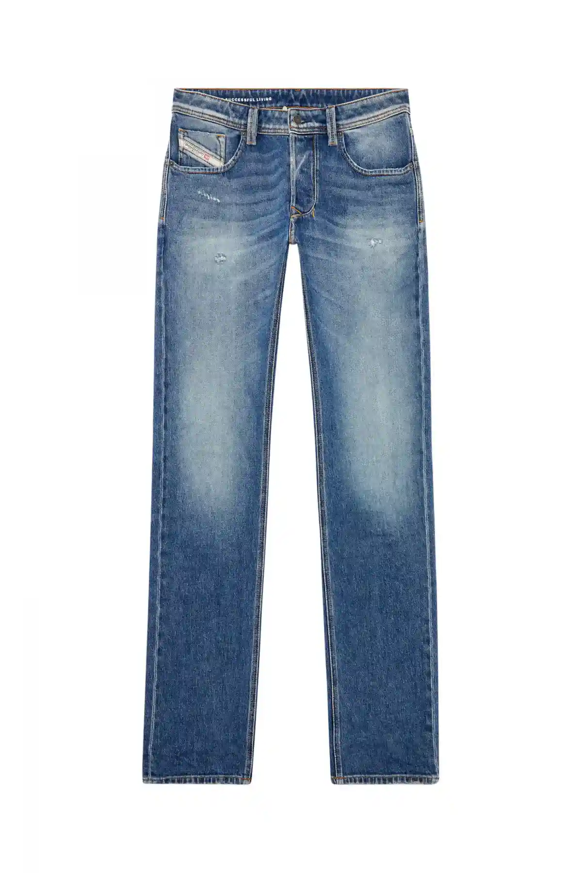 Medium Blue Straight Fit- Larkee Jeans