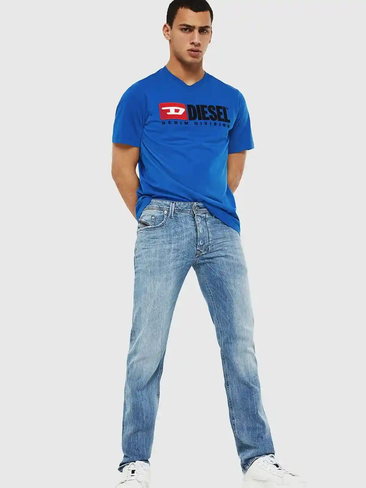 Blue Straight Fit- Larkee Jeans