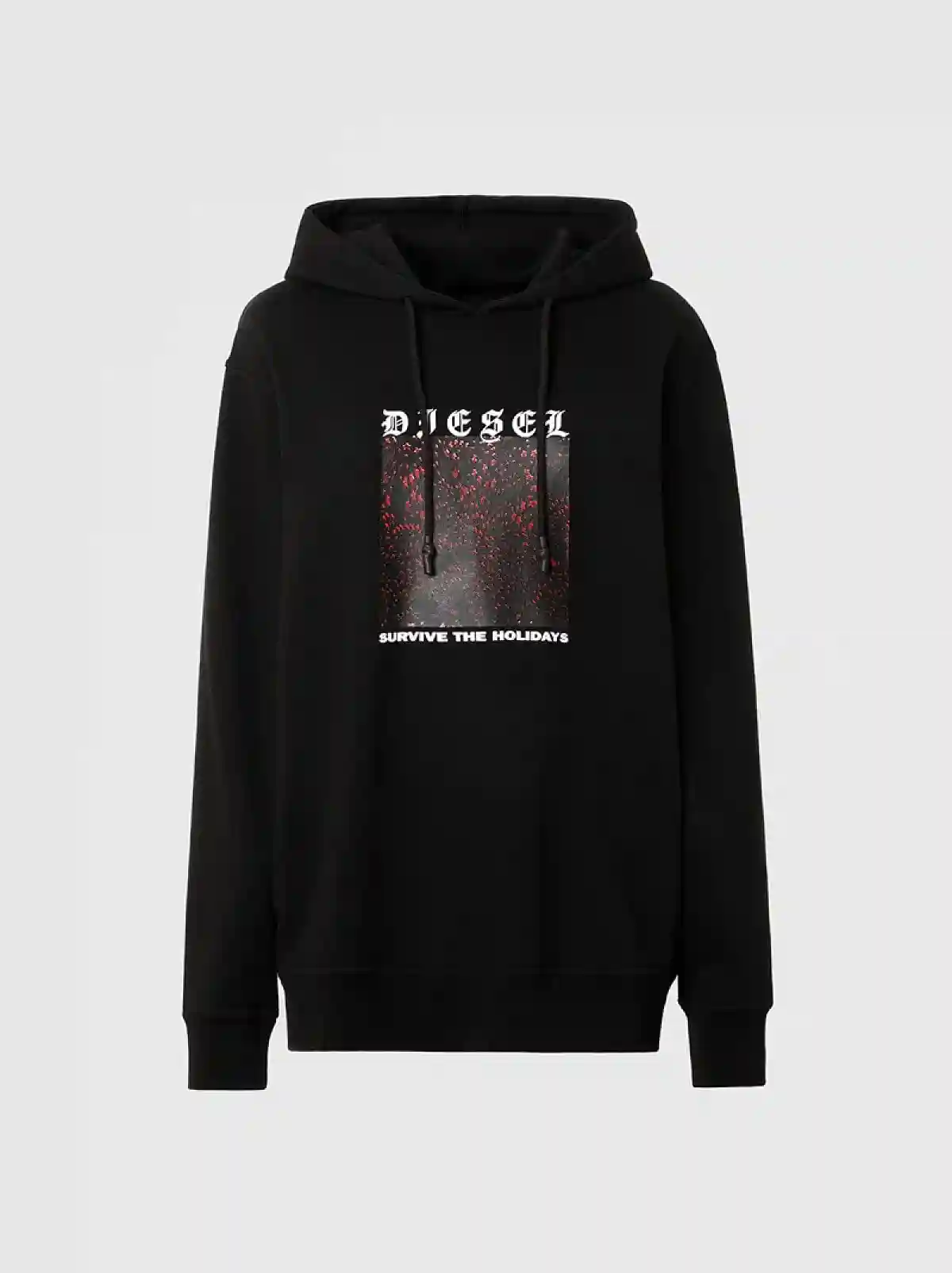 Black Hoodie with star print