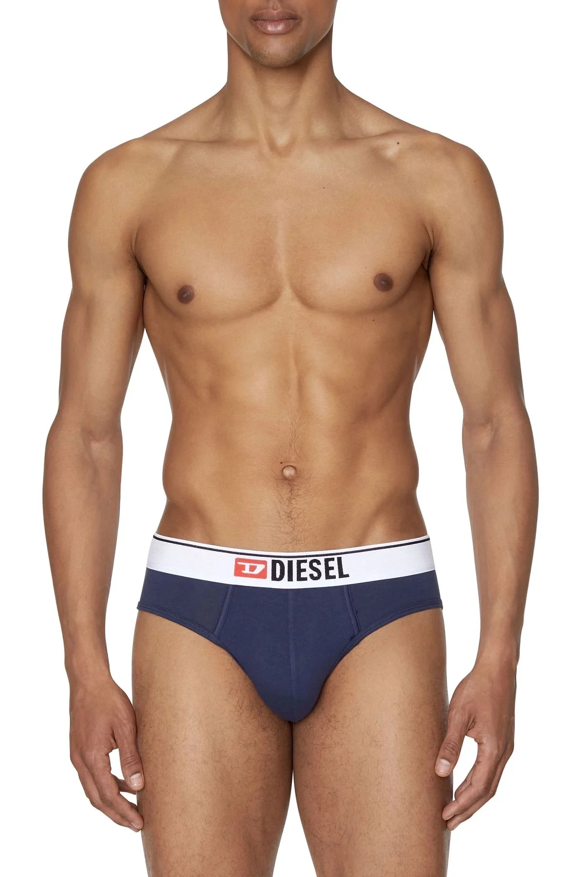 Blue Briefs with front logo waist