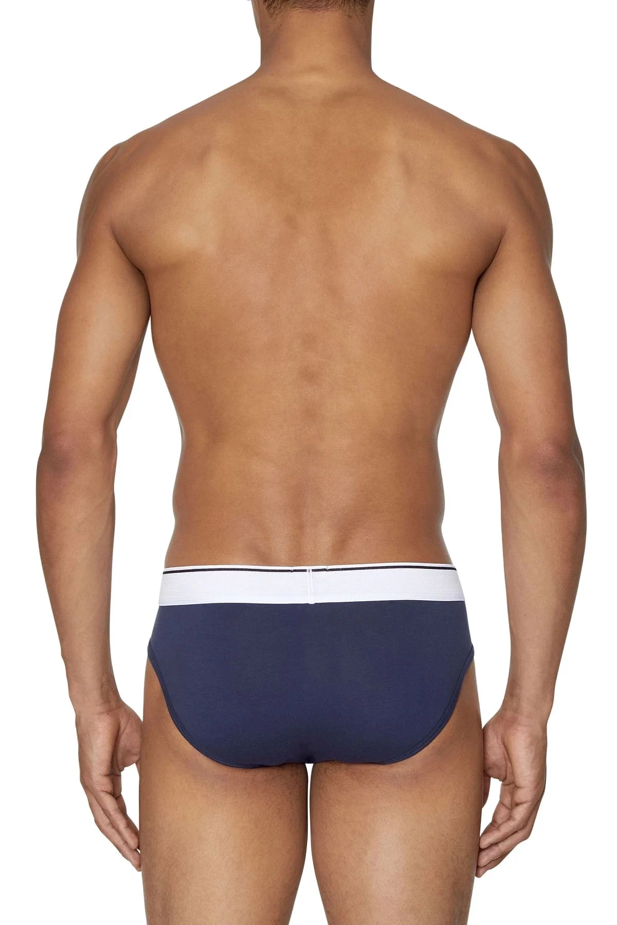 Blue Briefs with front logo waist