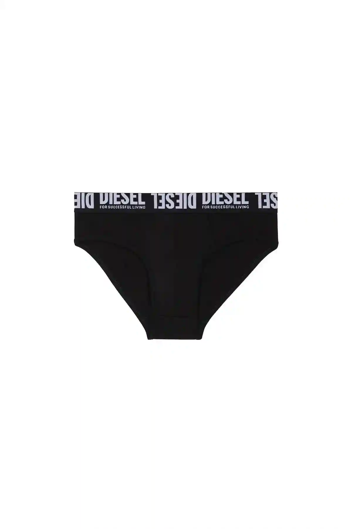 Black Briefs with flipped logo waistband
