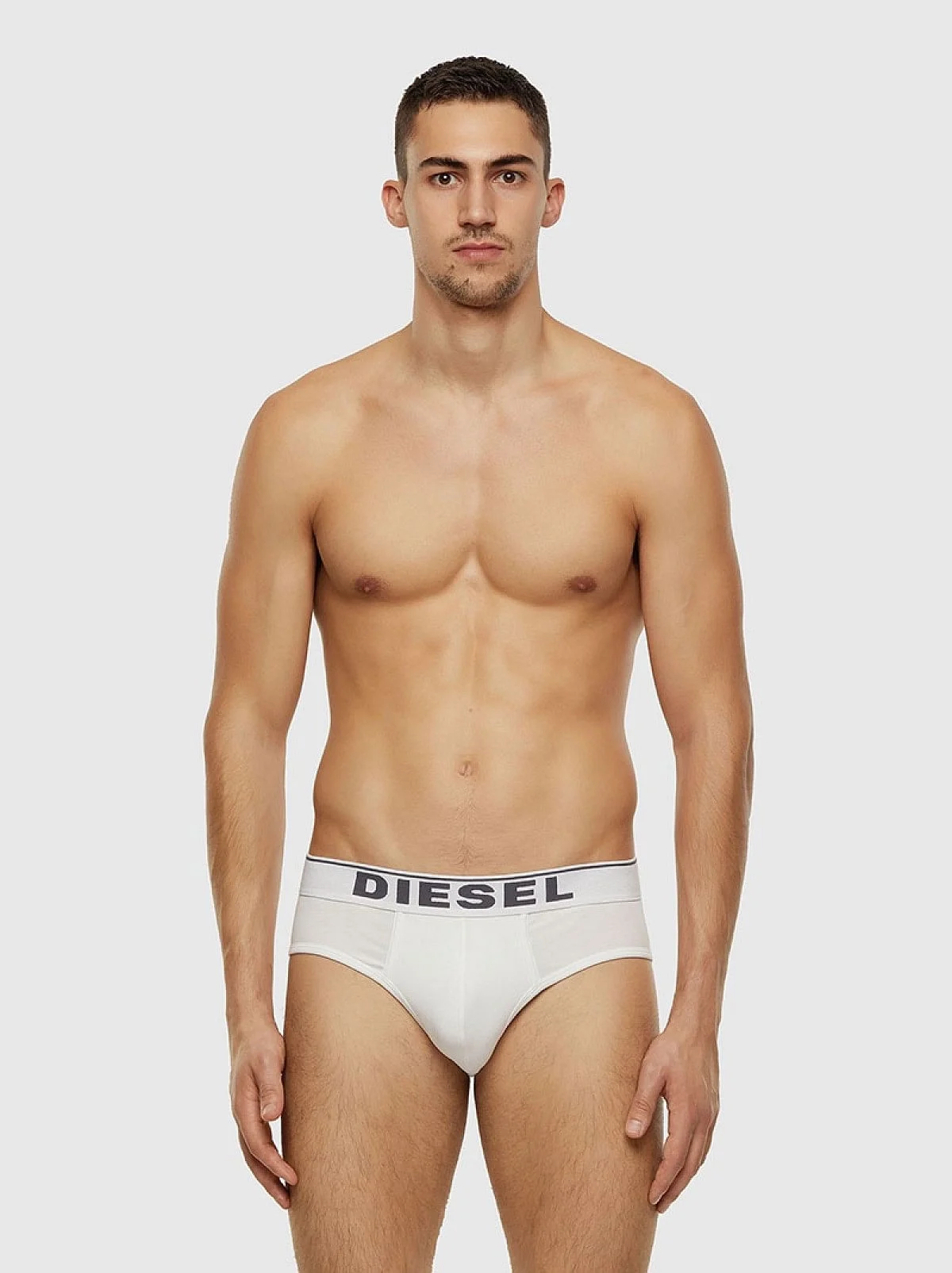 White Briefs with Diesel lettering on waist