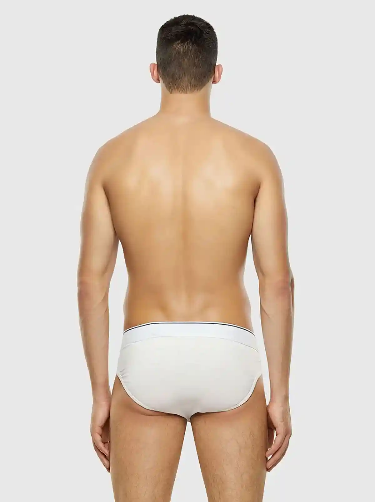 White Briefs with Diesel lettering on waist