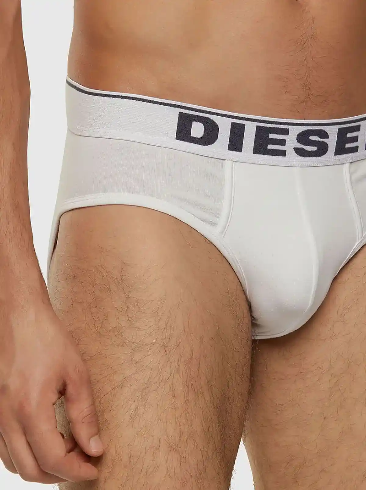 White Briefs with Diesel lettering on waist