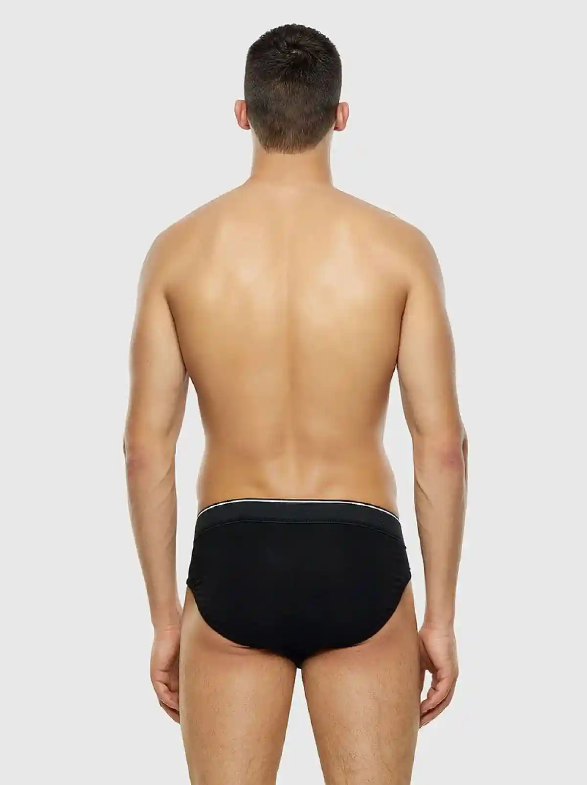Black and white Briefs with Diesel lettering on waist