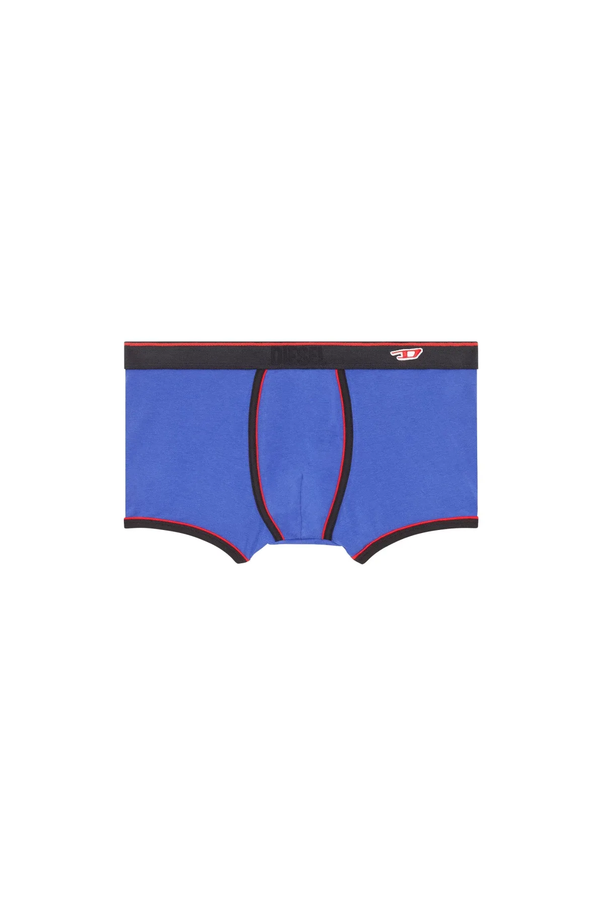 Blue Boxer briefs with D logo patch