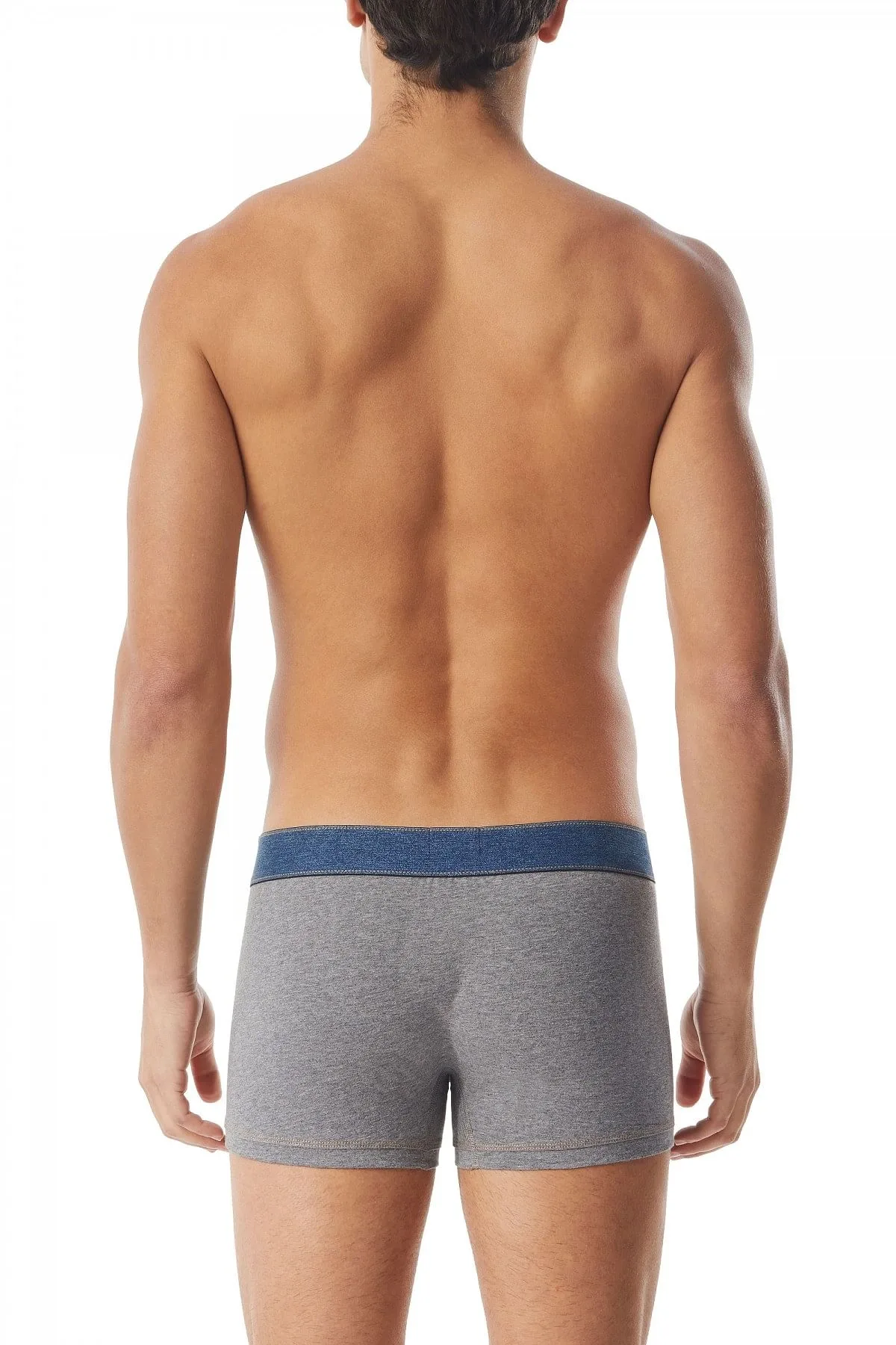 Grey Denim-style boxer briefs