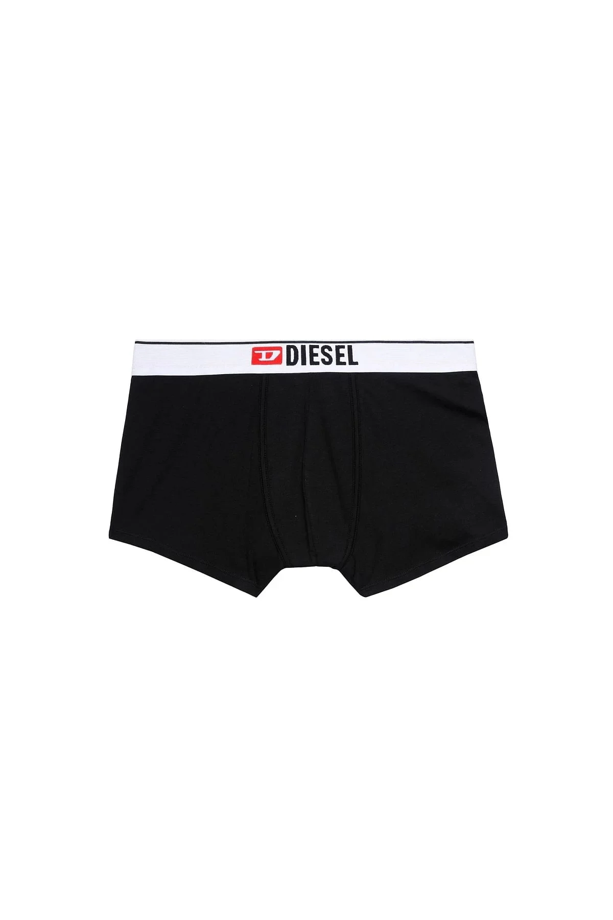 Black Boxer briefs with front logo waist