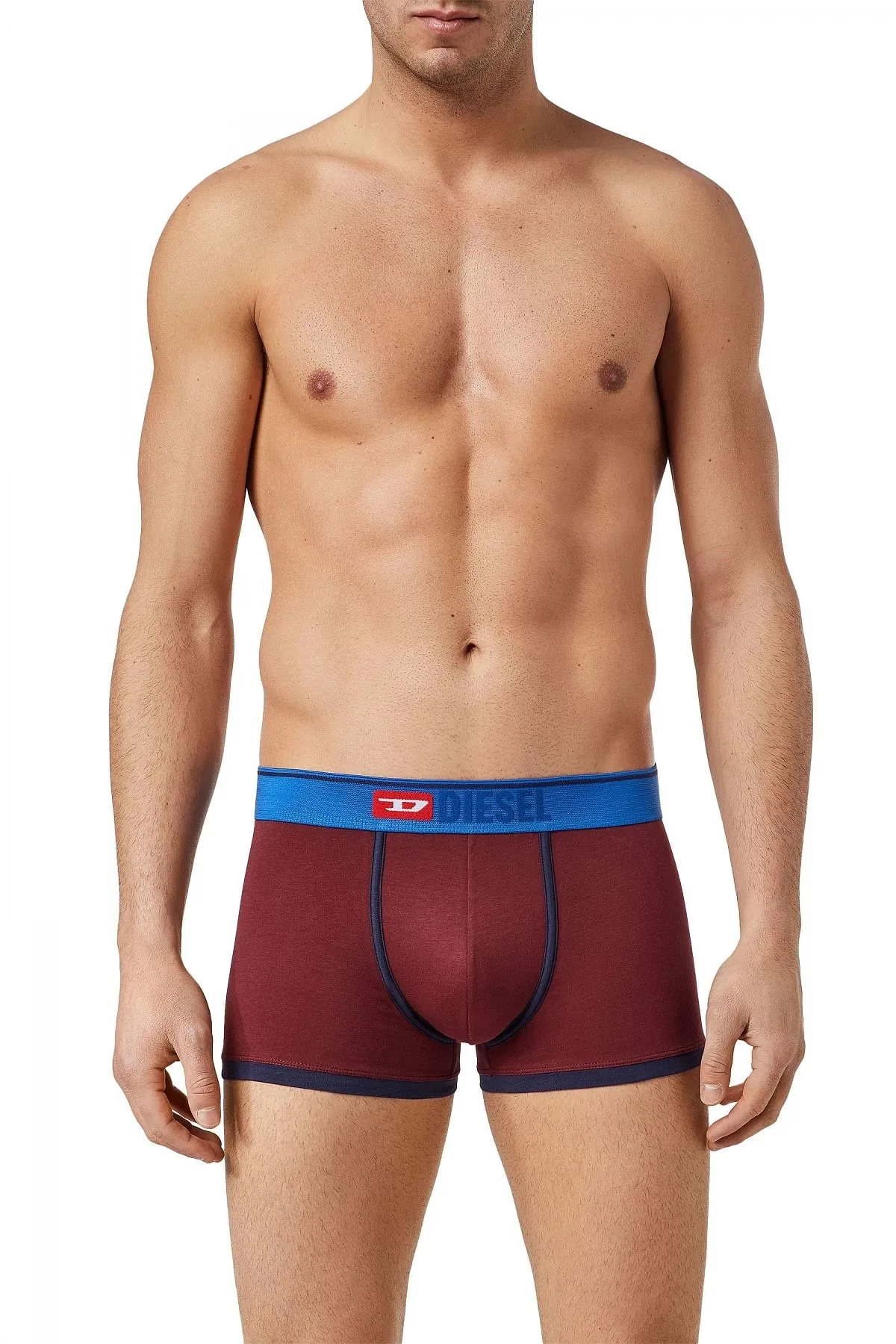 Violet Colour-block boxer briefs