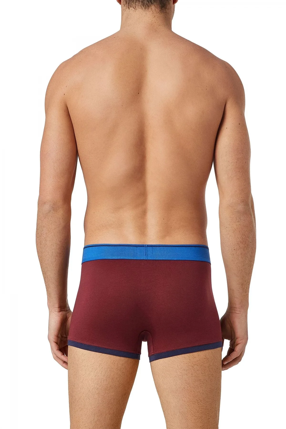 Violet Colour-block boxer briefs