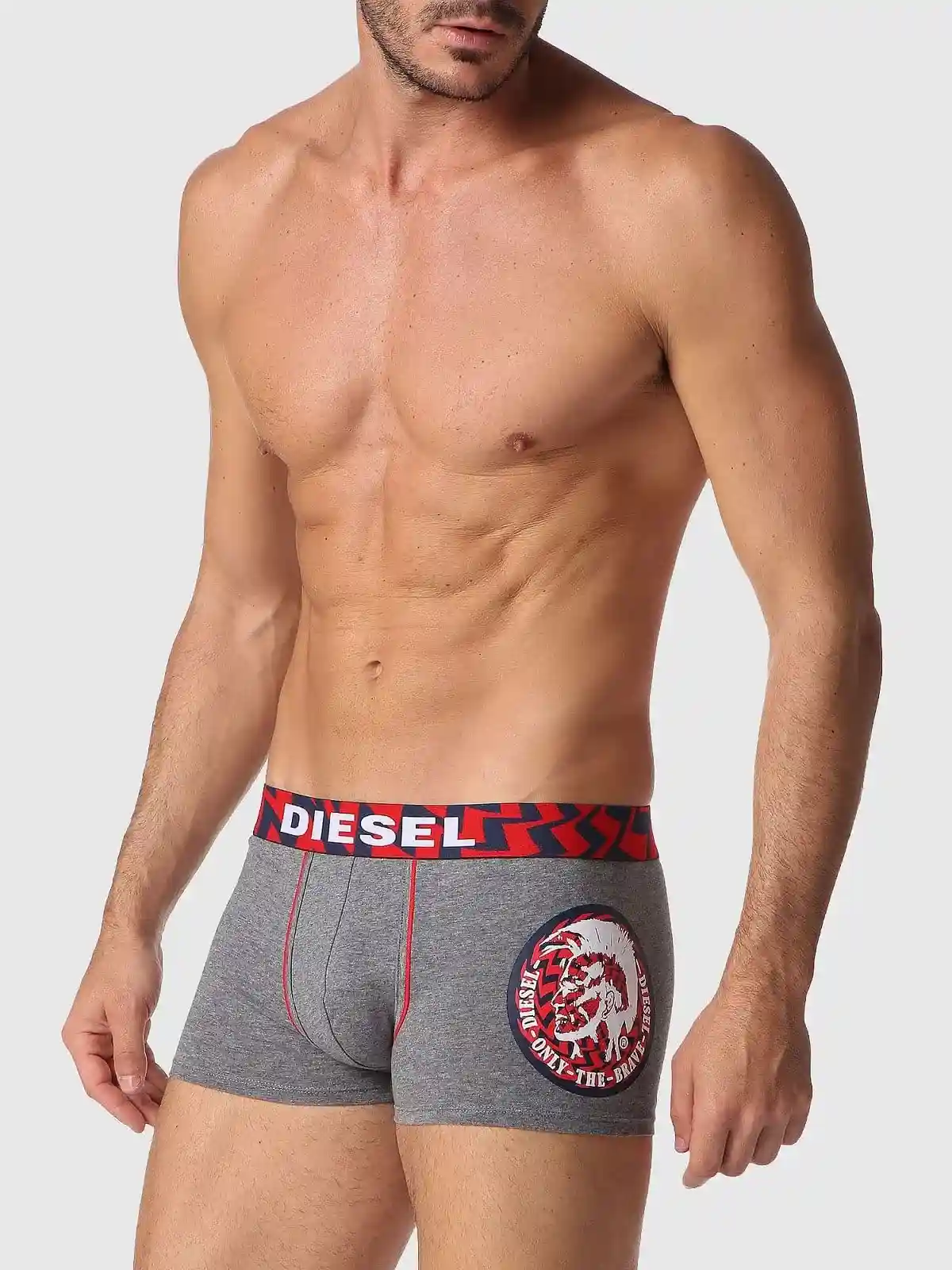 Multicolor and Grey Trunks with contrasting mohawk