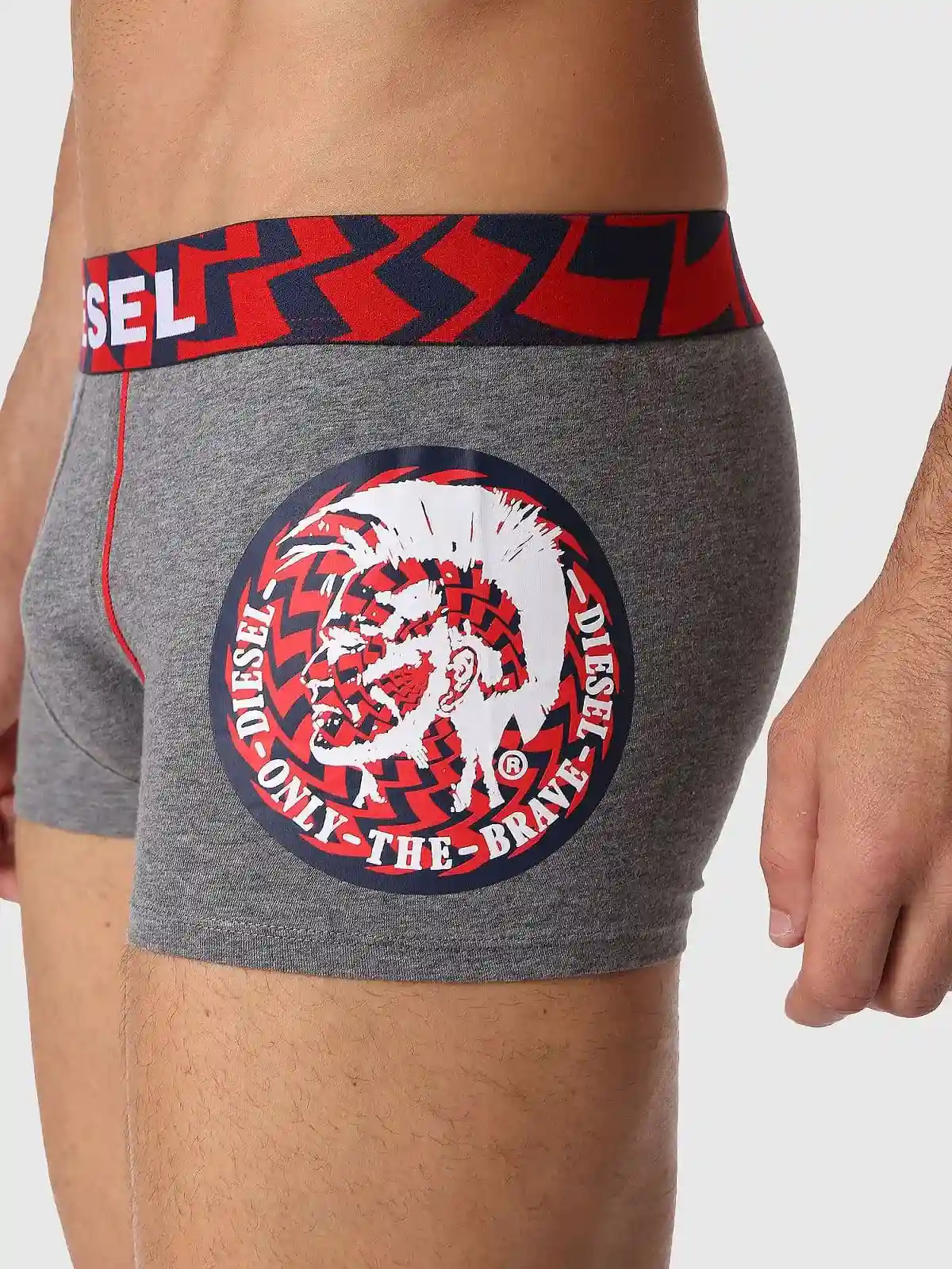 Multicolor and Grey Trunks with contrasting mohawk