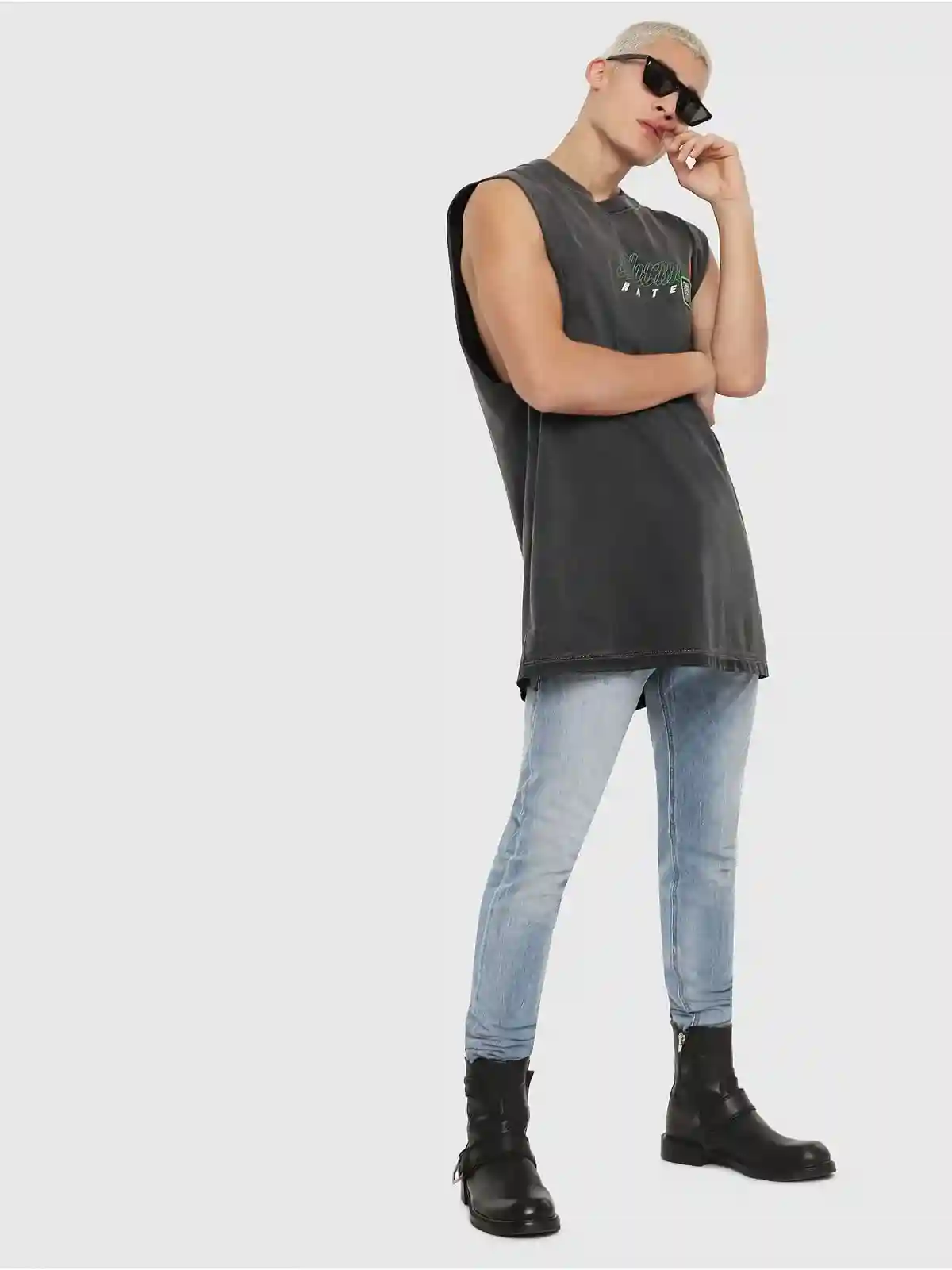 Blue Slim fit Jeans- Tepphar
