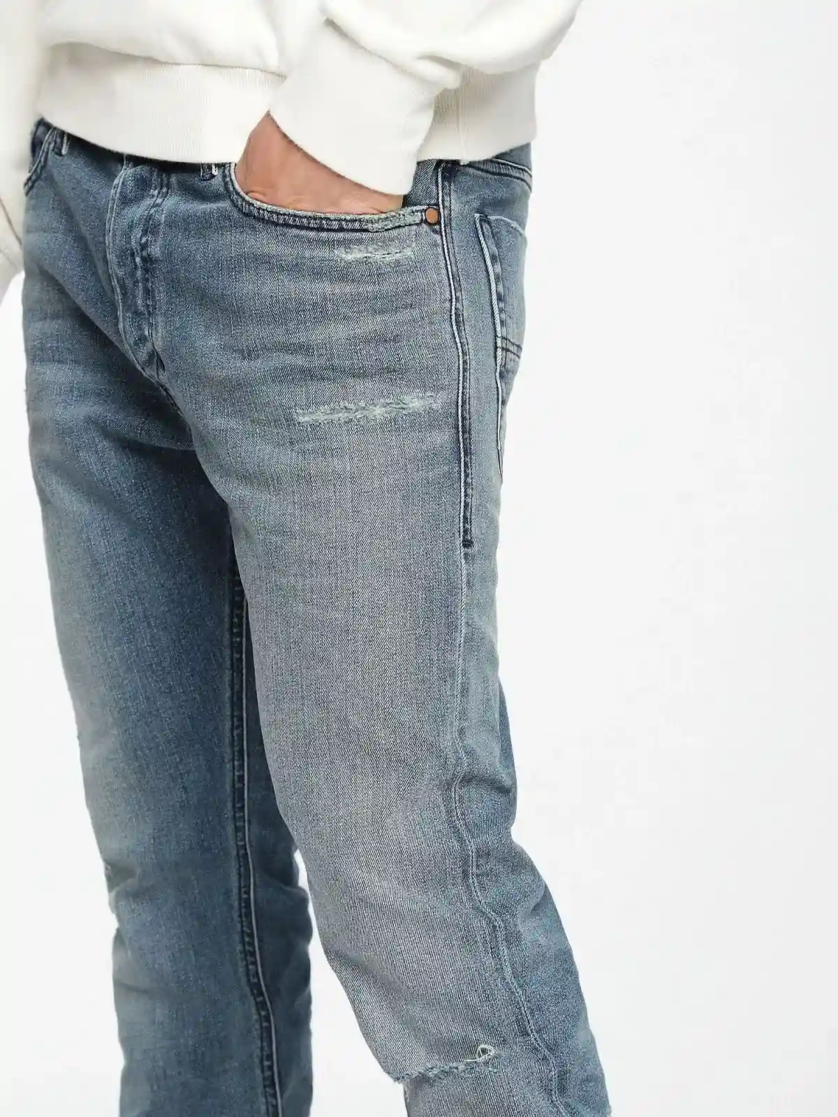 Blue Slim fit Jeans- Tepphar