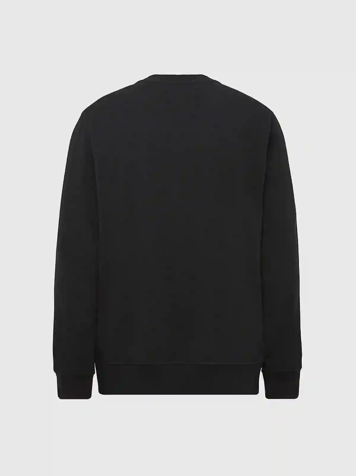 Black French terry sweatshirt with logo bands