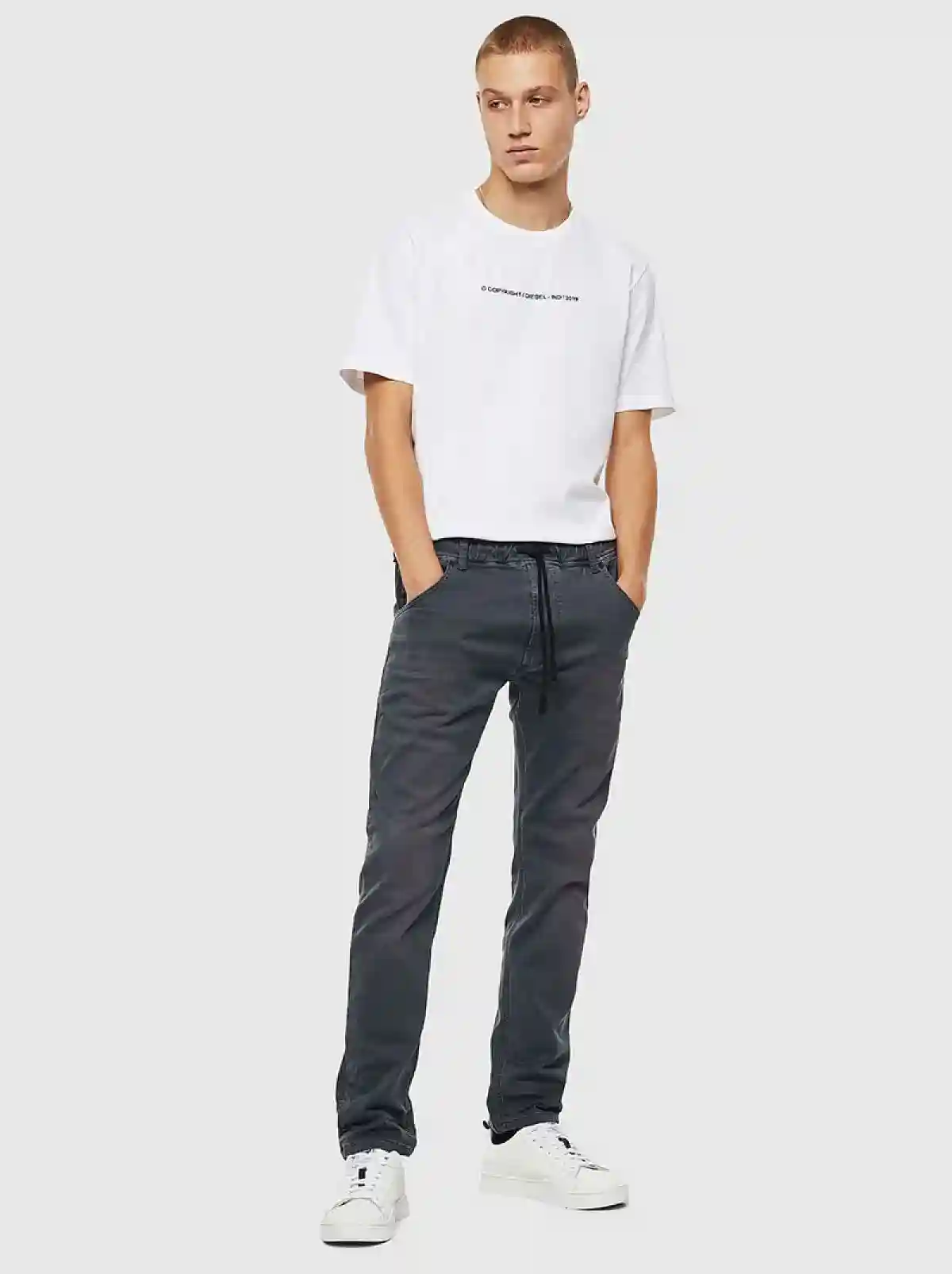 Grey Tapered fit Krooley JoggJeans