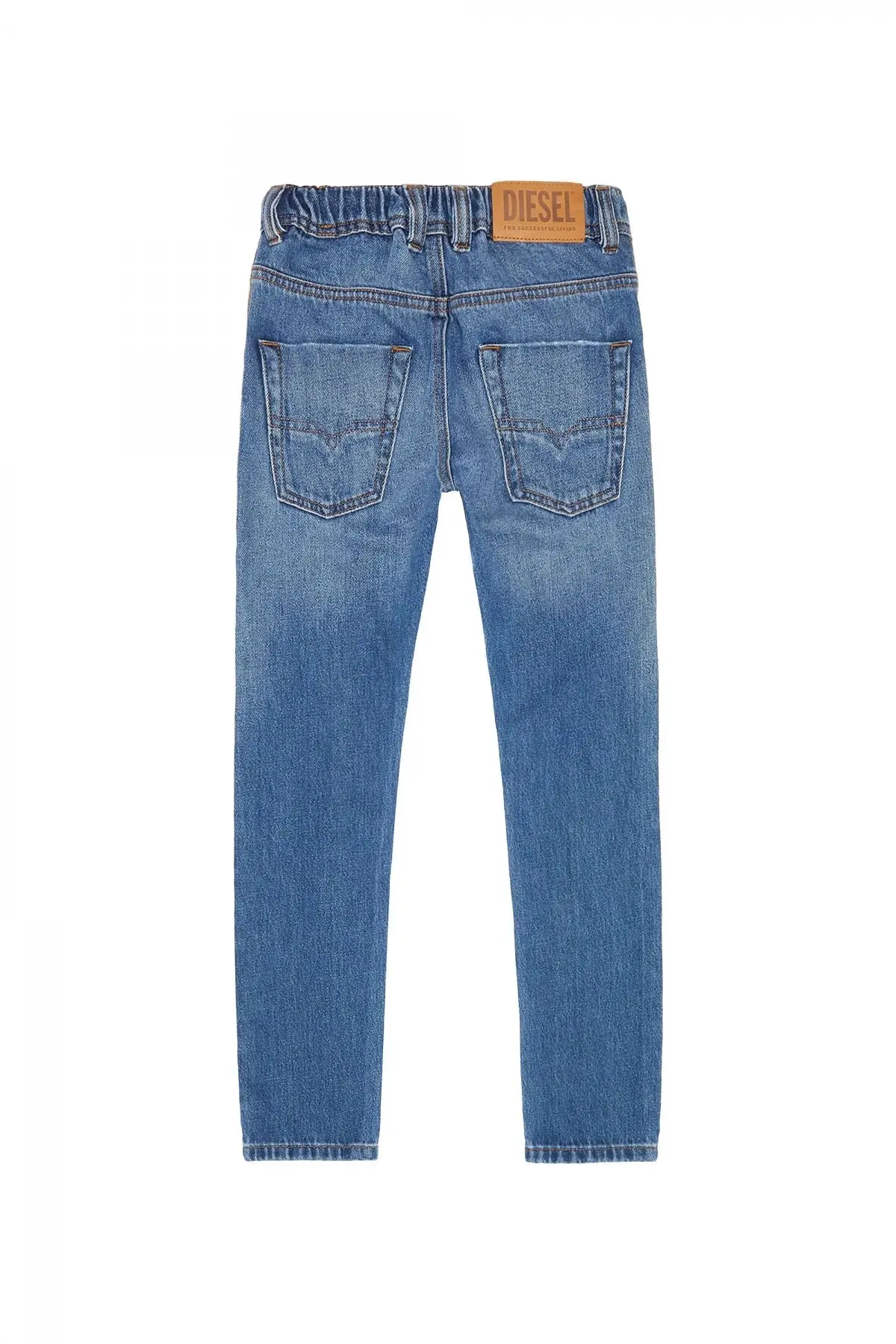 Blue Tapered Fit Jeans-Krooley