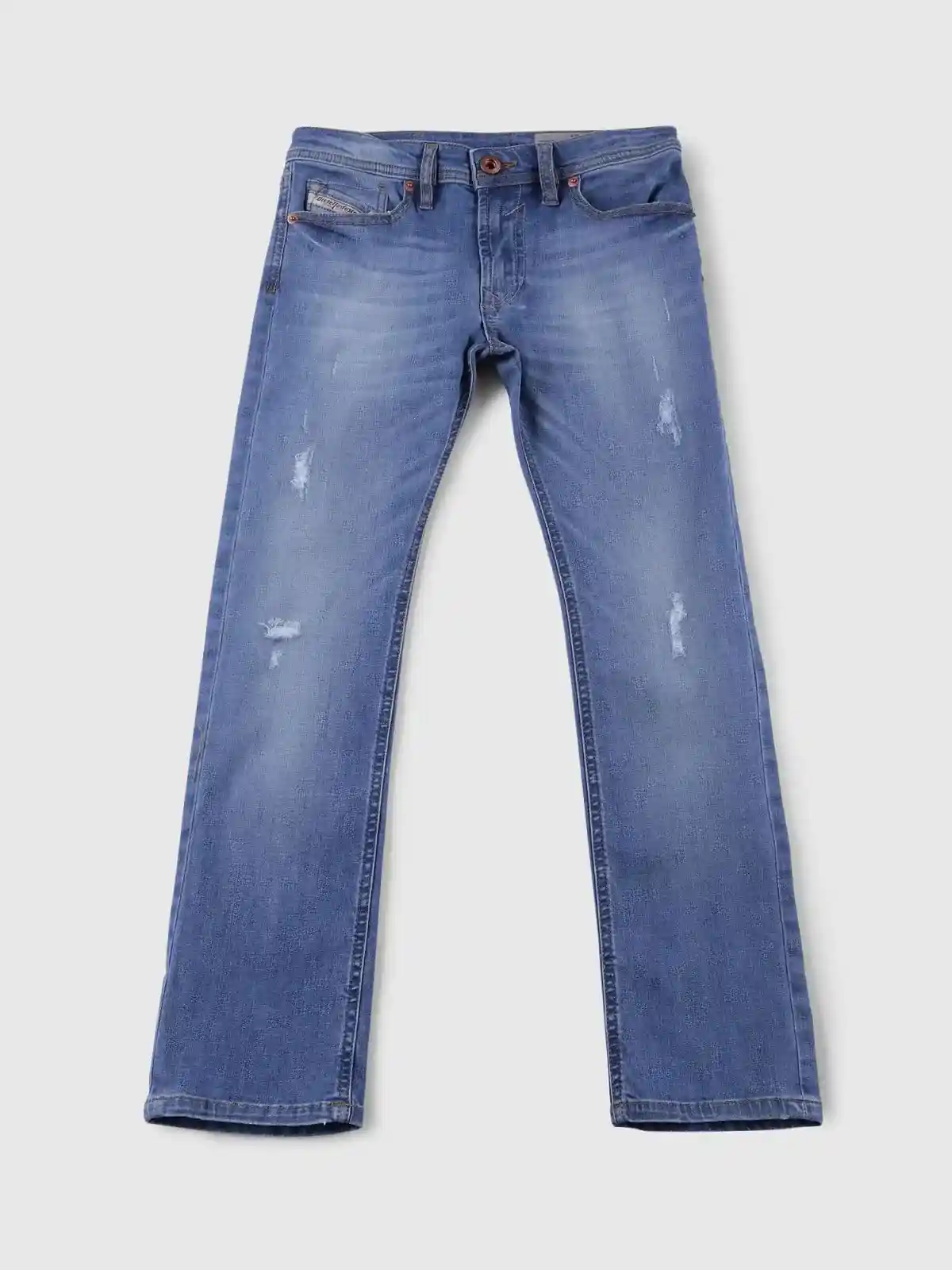 Black Stretch jeans with adhesive patches