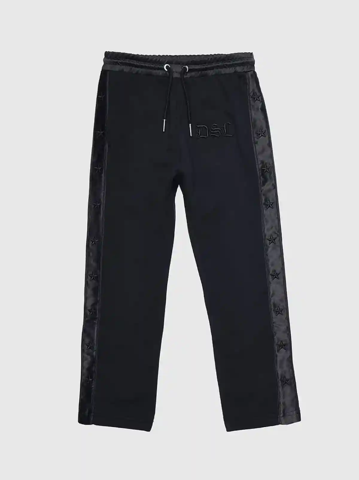 Black Embroidered jogging pants