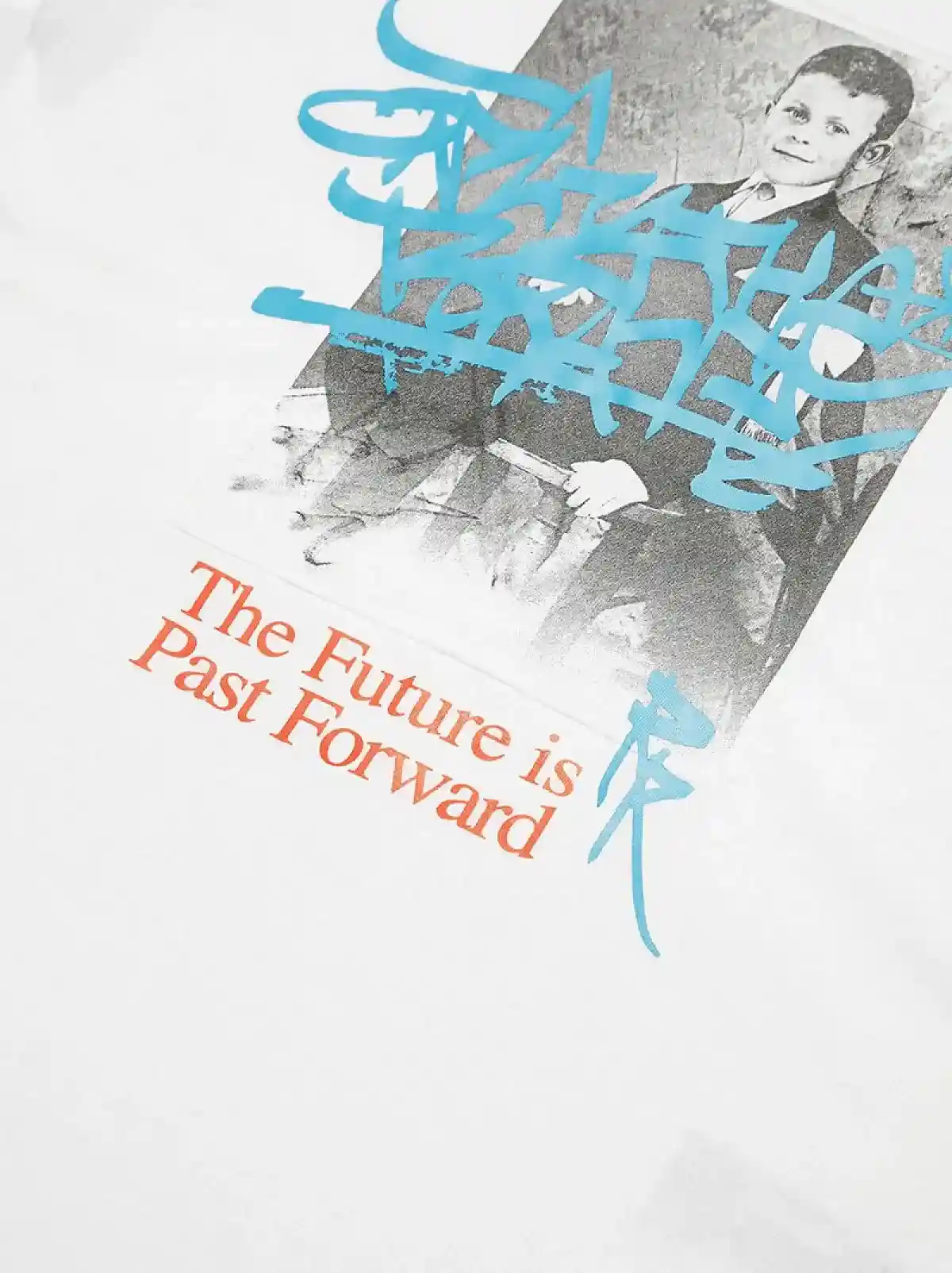 White Graffiti-lettering T-Shirt