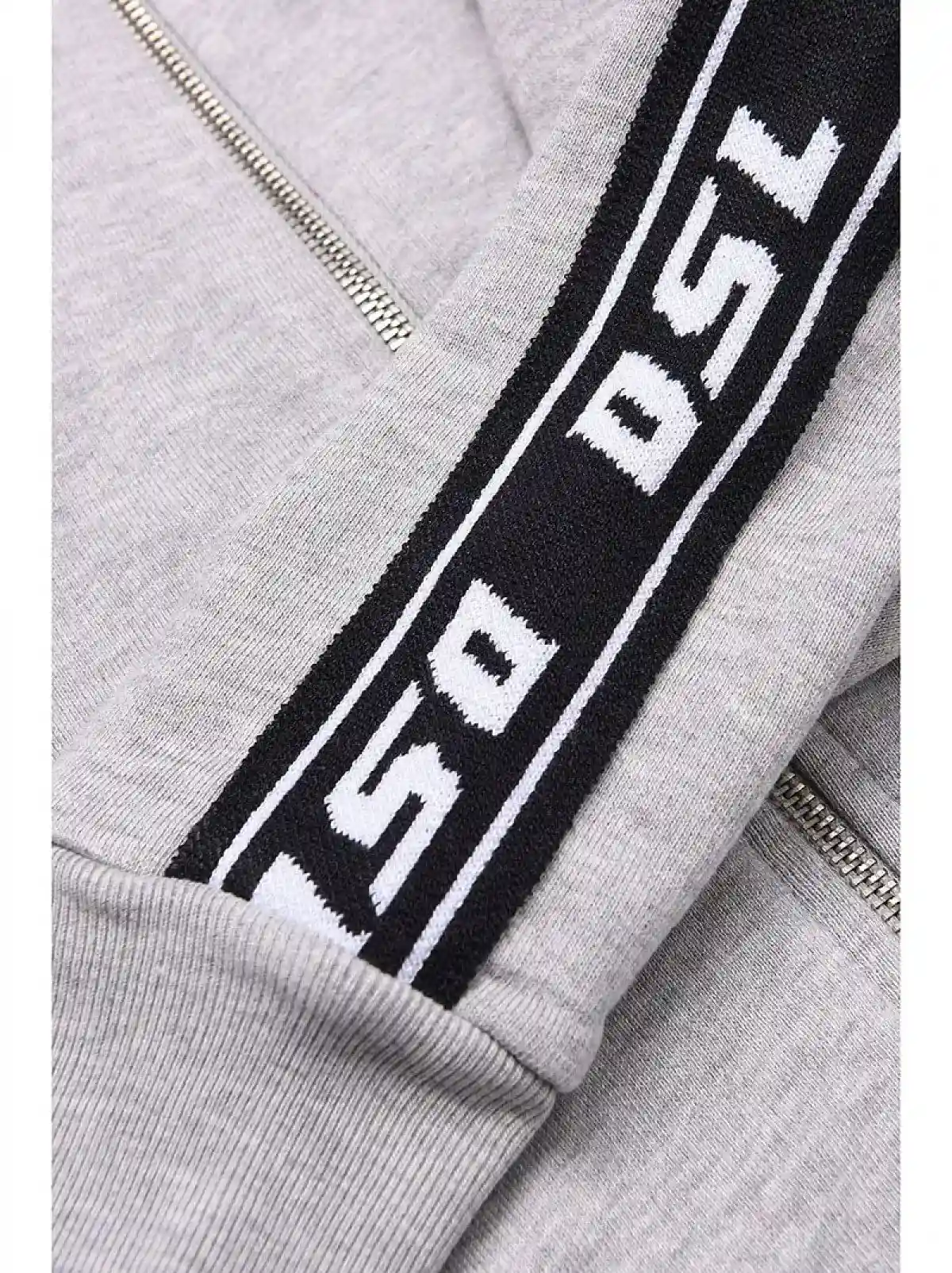 Grey Tracksuit with contrasting branded bands