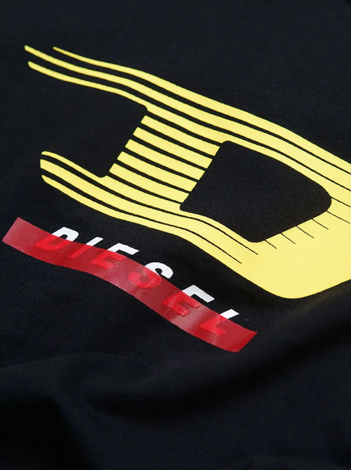 Black Jersey T-shirt with d logo