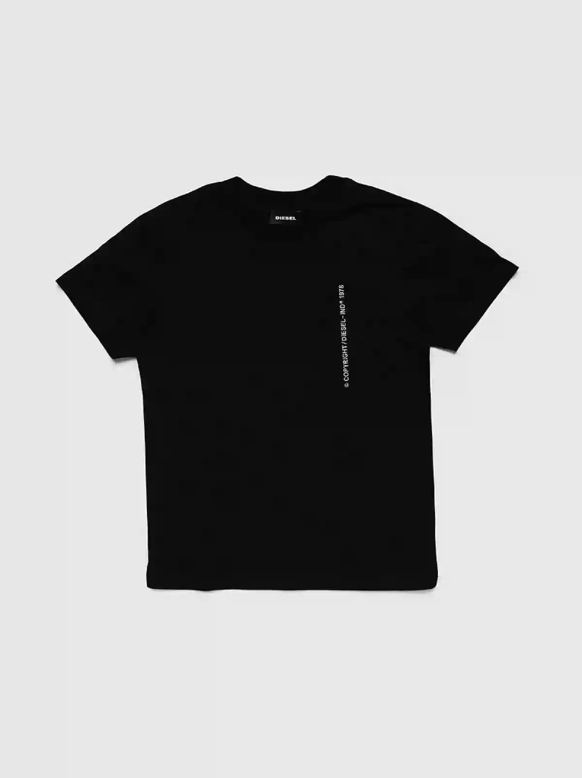 Black Regular T-shirt with embroidered logo
