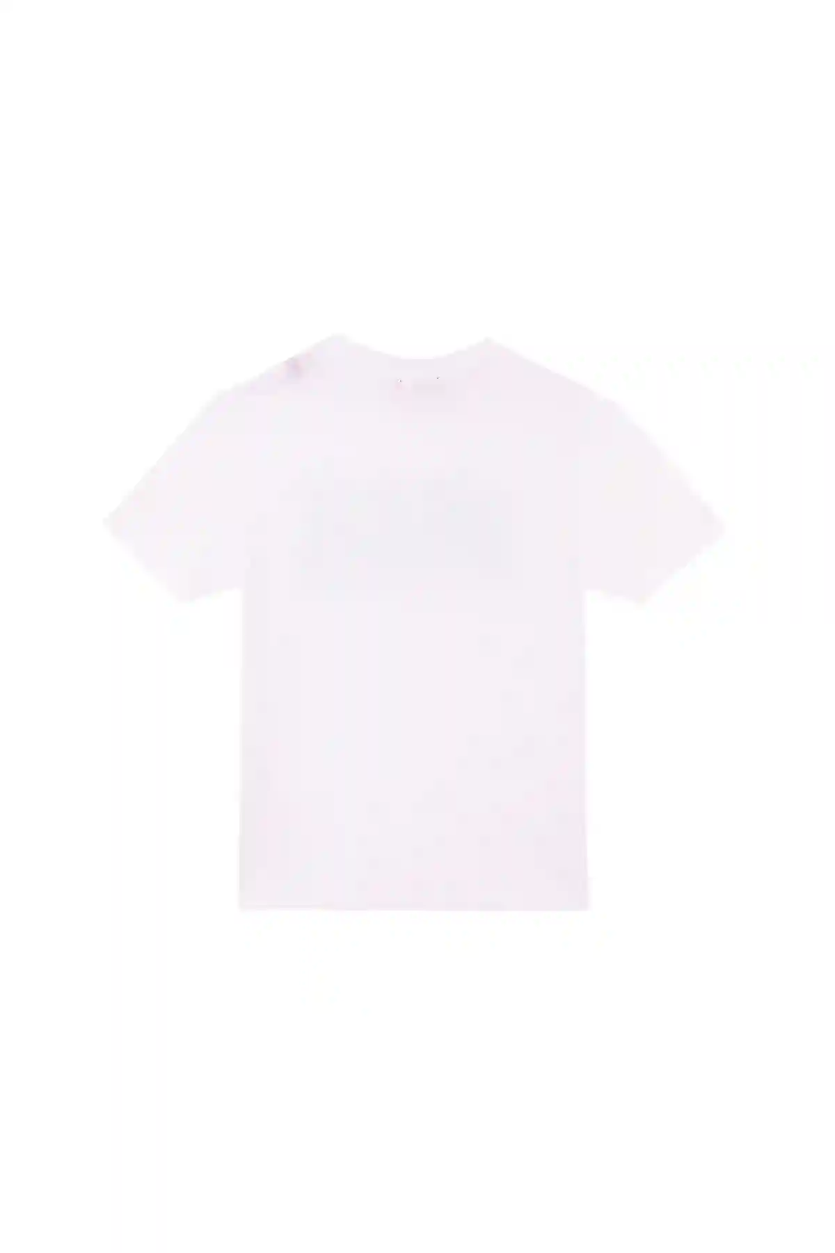 White and Green Logo T-shirt in fine cotton jersey