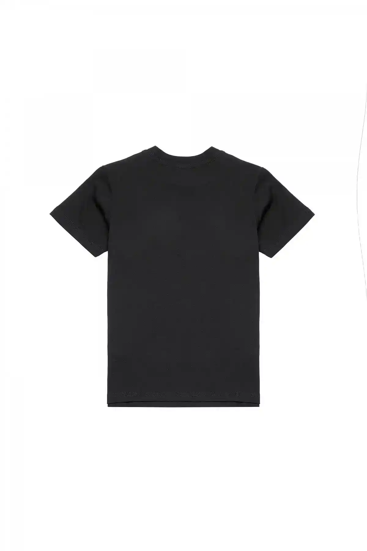 Black Logo T-shirt in fine cotton jersey