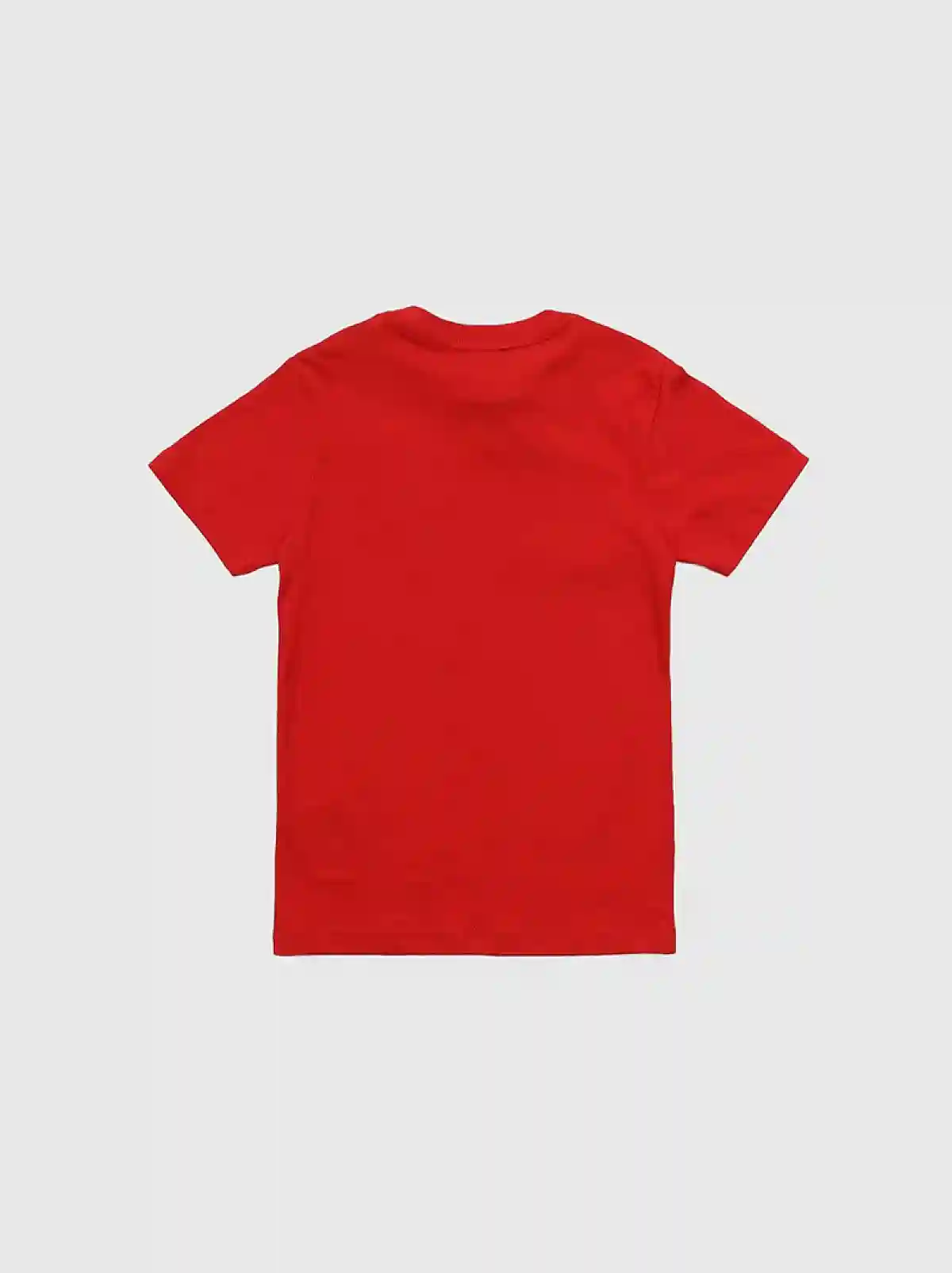Red Regular-slim T-shirt with logo appliqué