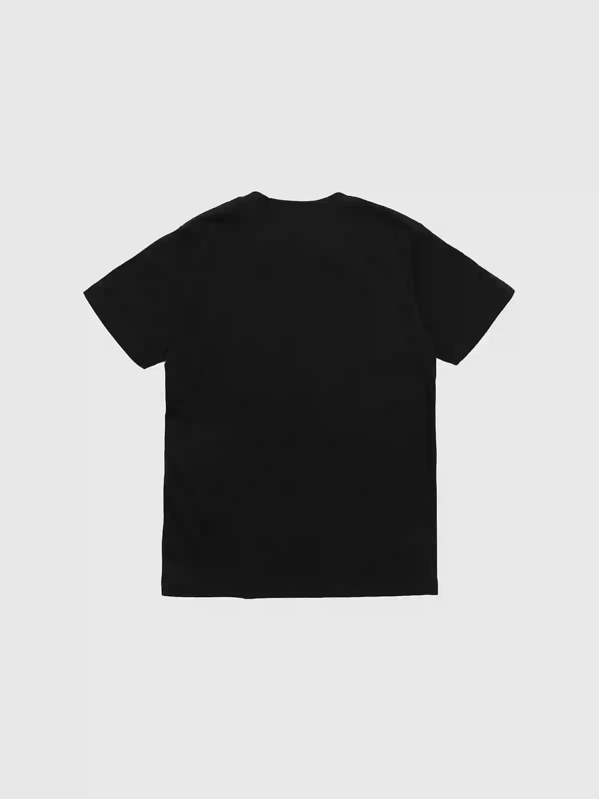 Black T-shirt with logo print