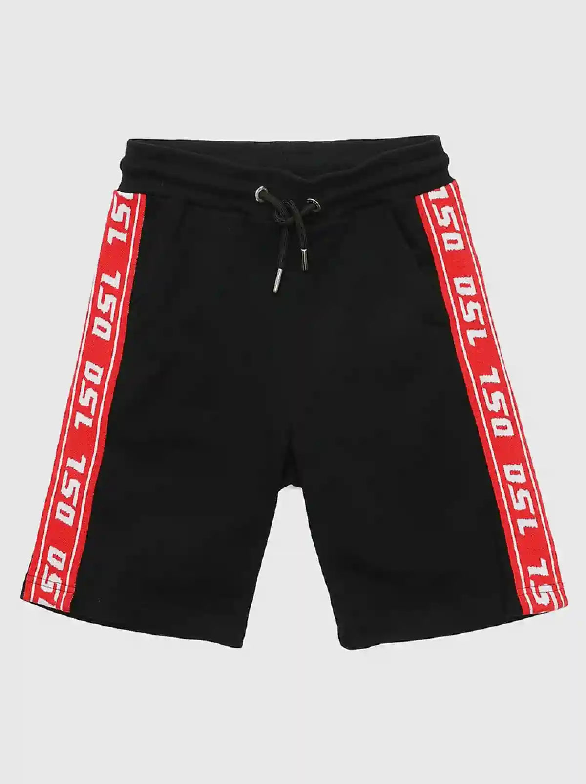 Black Sweat shorts with branded bands