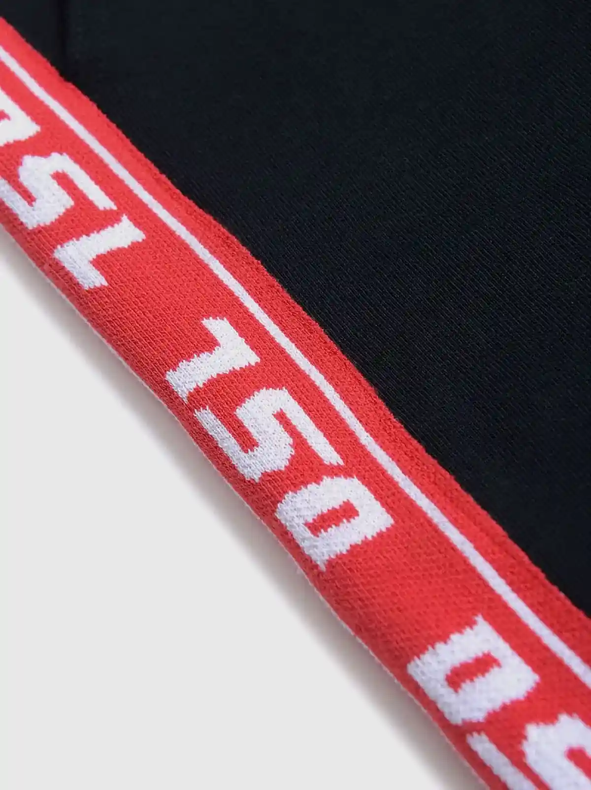 Black Sweat shorts with branded bands