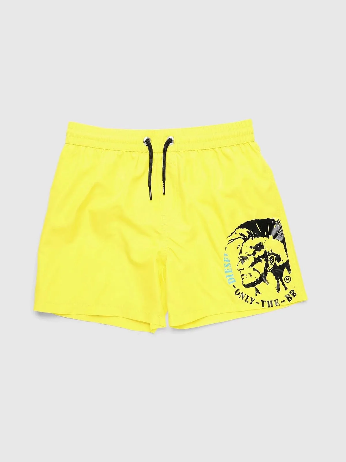 Yellow Swim shorts in polyester with Mohawk