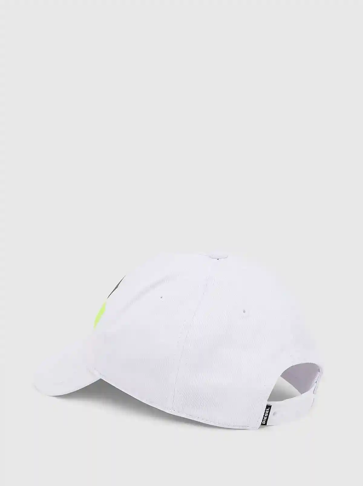 White Baseball cap with reflective tape
