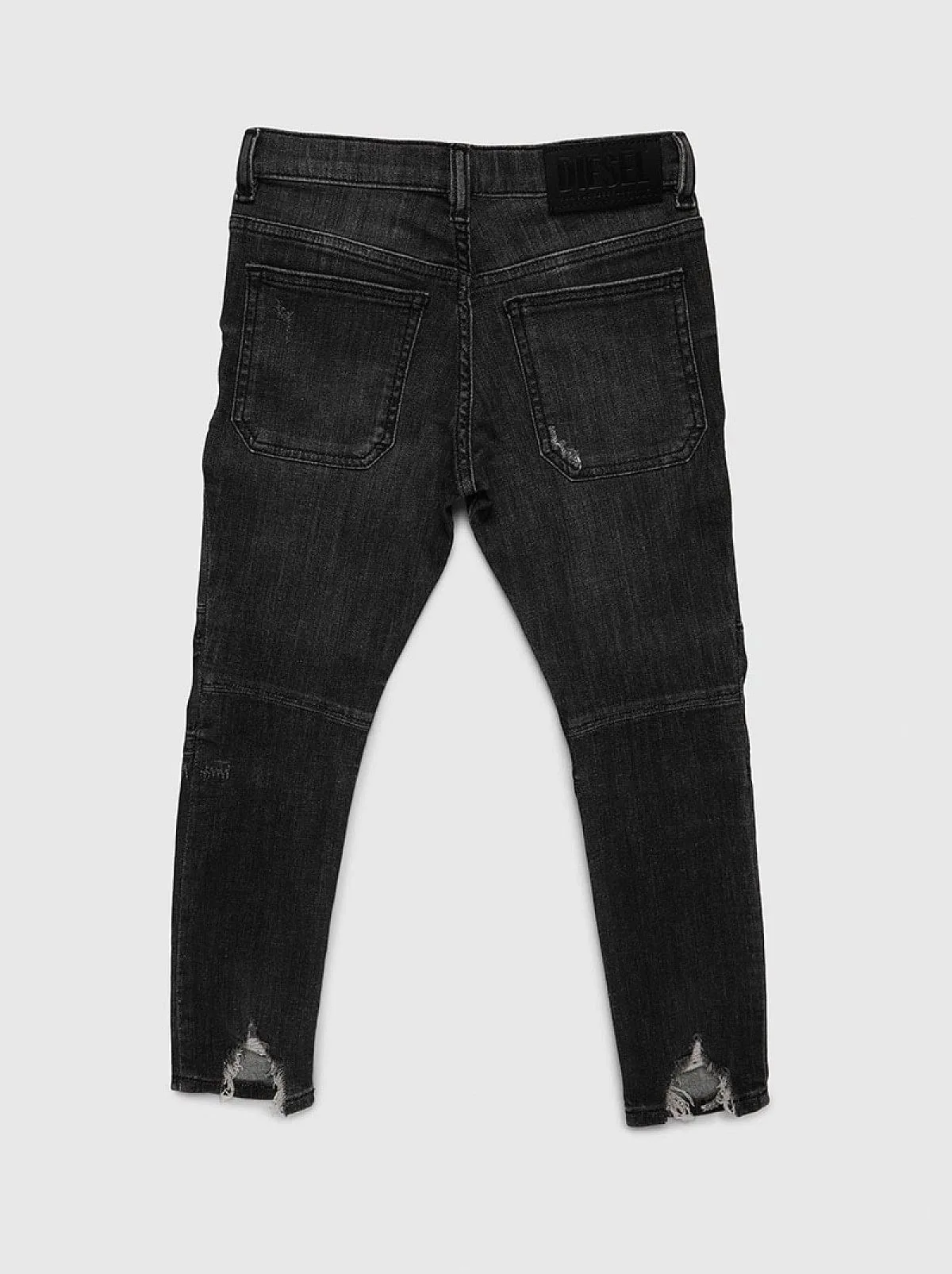 Black Slim fit jeans with biker silhouette