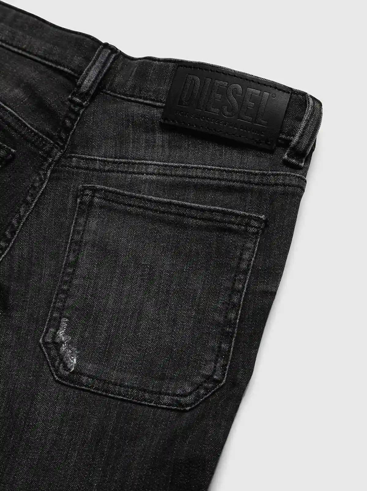Black Slim fit jeans with biker silhouette