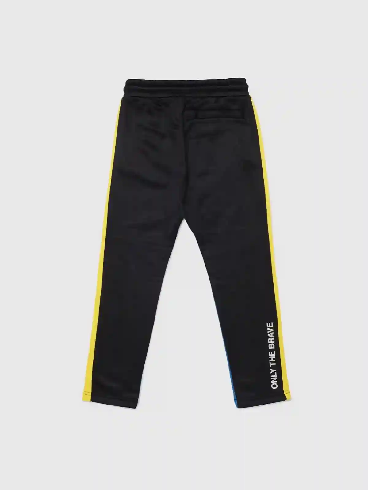Black Triacetate track pants with side bands