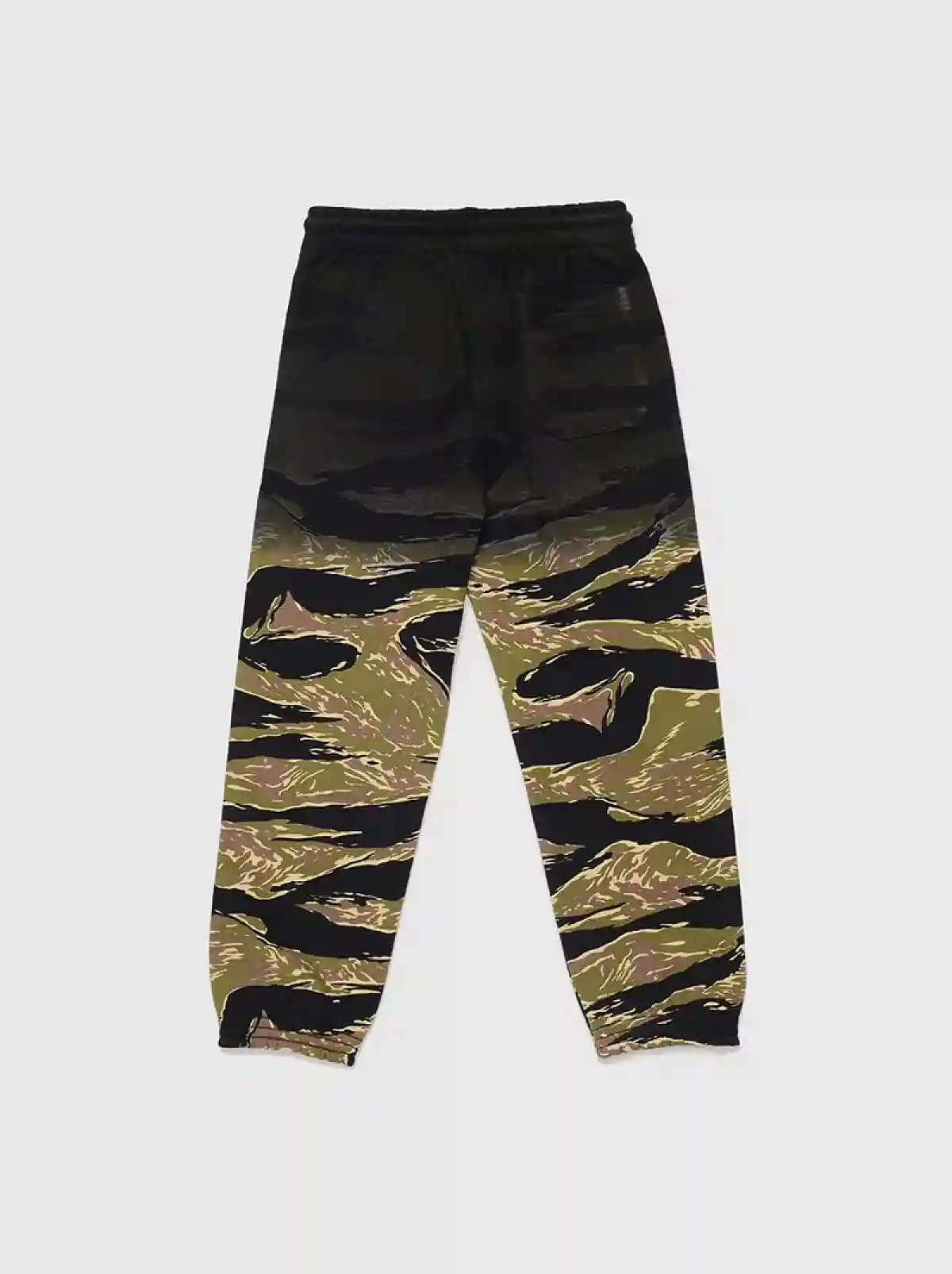 Green Camo sweatpants with dip-dye