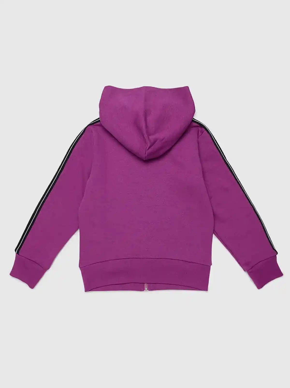 Purple Hoodie with contrasting branded bands