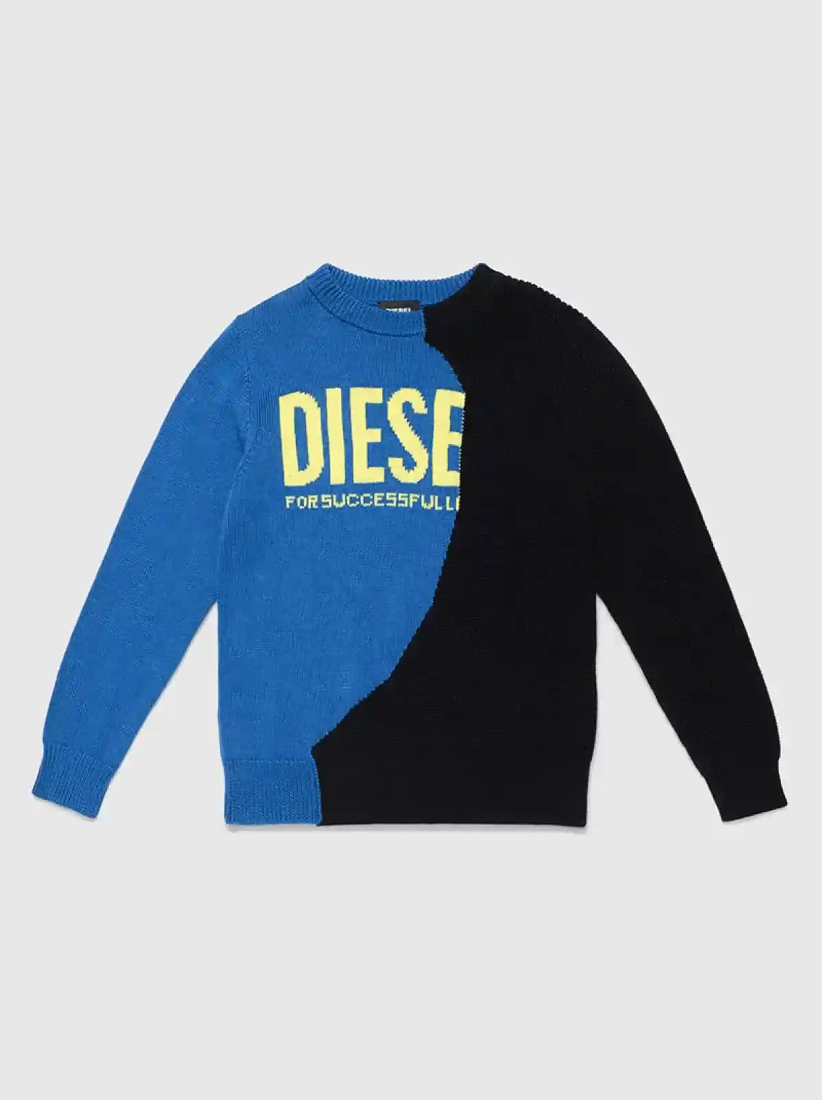 Multicolor Logo pullover with hybrid knit