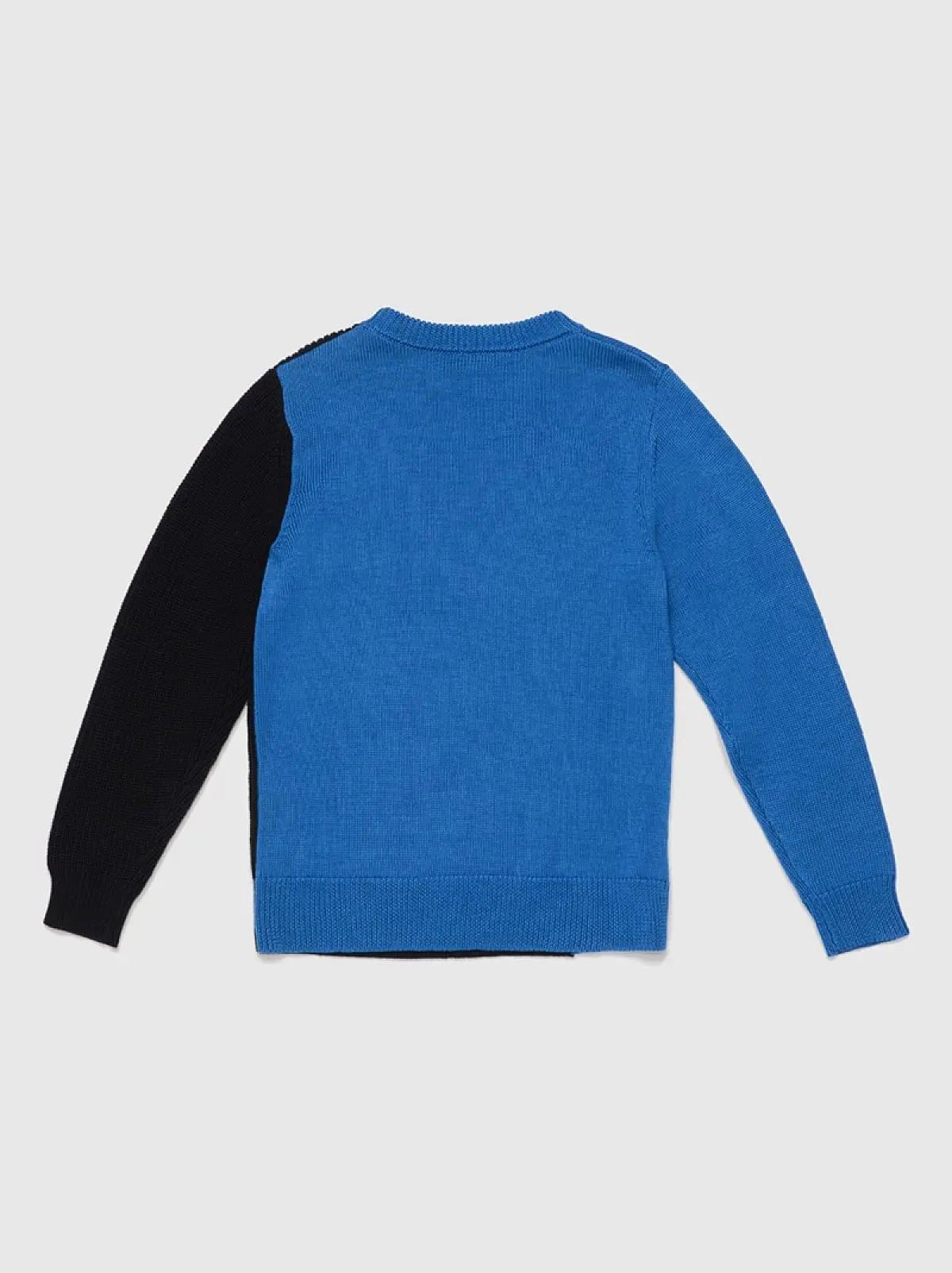 Multicolor Logo pullover with hybrid knit