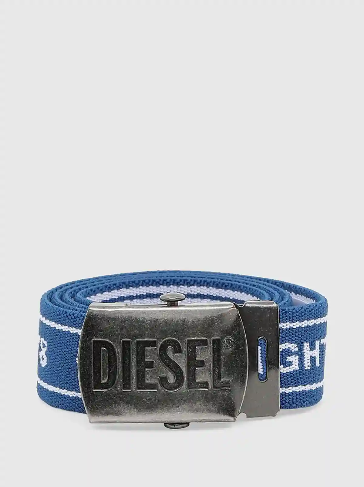 Blue Elastic branded belt