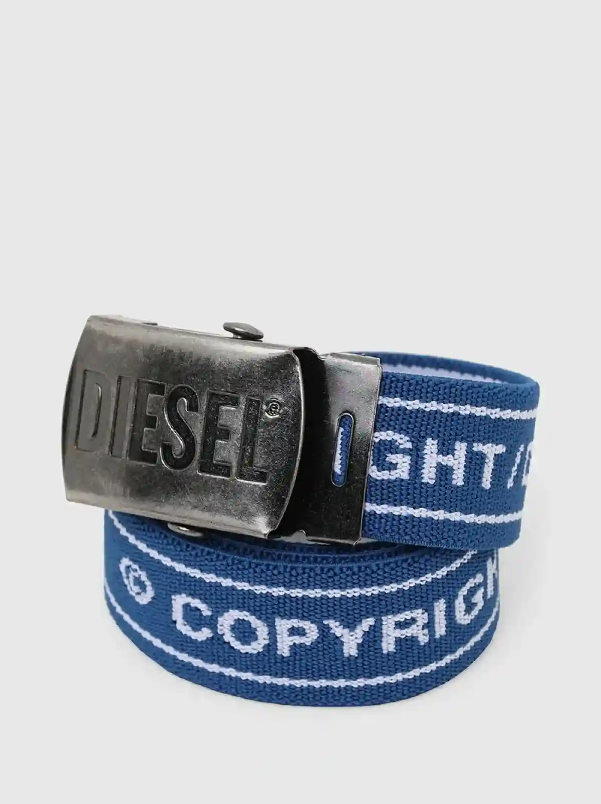 Blue Elastic branded belt